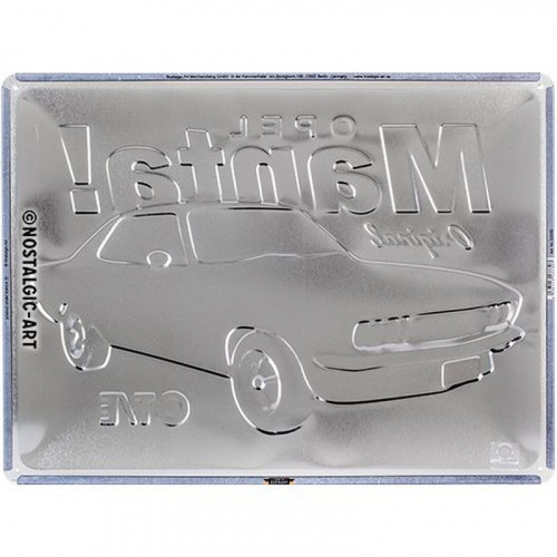 Blechschild Opel Manta gross 3